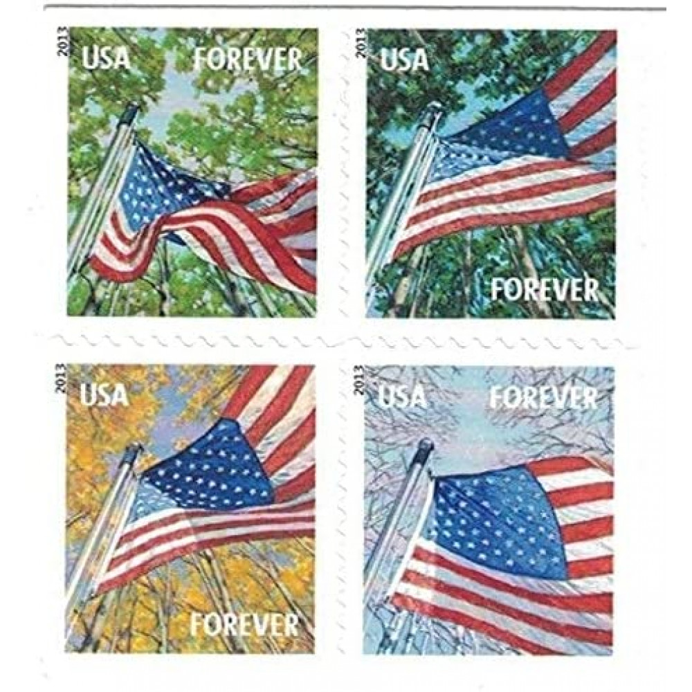 2013 USPS Forever Stamps A Flag for All Seasons