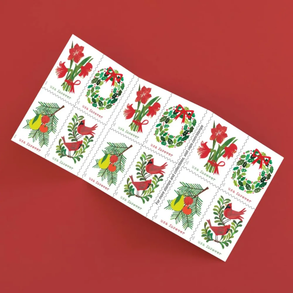 (2025) Holiday Cheer Stamps, Book of 20
