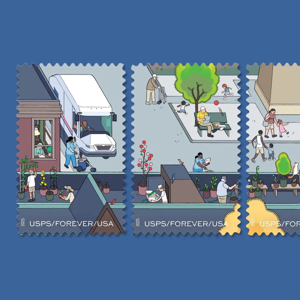 2025 Years of Delivering Stamps, Sheet of 20