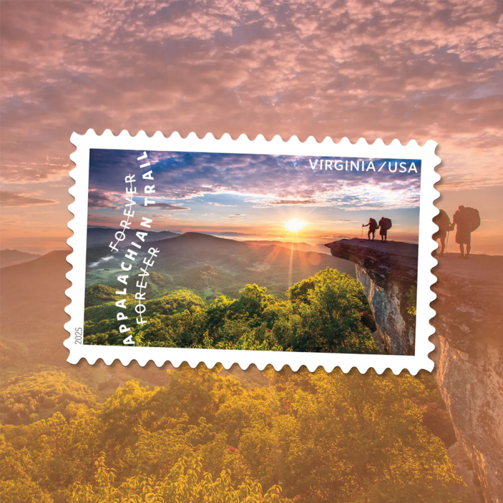 2025 The Appalachian Trail Forever Stamps, Sheet of 15 |Multiple Stamp Designs